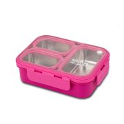 Recipient dreptunghiular pentru alimente bento din oțel inoxidabil "we care", magenta 800ml smb10-262-001