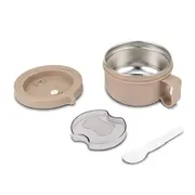 Recipient rotund pentru alimente din oțel inoxidabil "we care", bej, 850ml   smb10-262-032