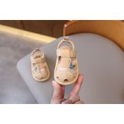 Sandalute crem cu piuitoare - fluturas md2025su12-1-sa47
