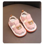 Sandalute roz cu piuitoare - bear family mb2025su13-4-sa45