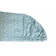 Cearceaf Bubble Blue, cu elastic, din bumbac, 60x107 cm KDECE60107BBLU