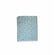 Cearceaf Bubble Blue, cu elastic, din bumbac, 60x120 cm KDECE60120BBLU