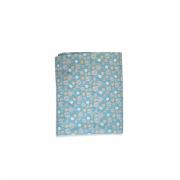 Cearceaf Bubble Blue, cu elastic, din bumbac, 63x127 cm KDECE63127BBLU