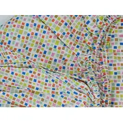 Cearceaf Mozaic, cu elastic, din bumbac, 70x120 cm KDECE70120MZC