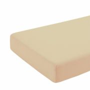 Cearceaf cappuccino, cu elastic, din bumbac, 60x120 cm KDECE60120CCPP