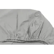 Cearceaf gri, cu elastic, din bumbac, 140x200 cm KDECE1402GRI