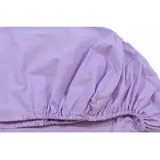 Cearceaf mov, cu elastic, din bumbac, 80x190 cm KDECE190M