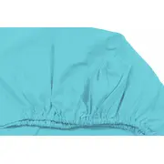 Cearceaf turcoaz, cu elastic, din bumbac, 90x200 cm KDECE200T
