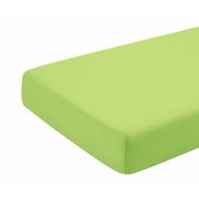 Cearceaf verde, cu elastic, din bumbac, 80x160 cm KDECE80160V