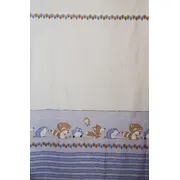 Lenjerie pat copii Odette Blue, din bumbac, 100x140 cm KDEHP100140HP4060ODTB