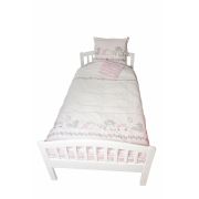 Lenjerie pat copii Odette Pink, din bumbac, 100x135 cm KDEHP100135HP4060ODTP
