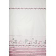 Lenjerie pat copii Odette Pink, din bumbac, 100x135 cm KDEHP100135HP4060ODTP
