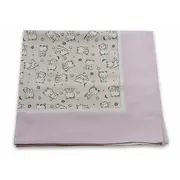 Paturica Baby Bear roz, cu spate finet KDEPF80X80BBR