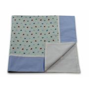 Paturica Stelute somnoroase cu albastru, cu spate finet KDEPF80X80SS
