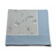 Paturica Ursuletul Martinica cu albastru, cu spate finet KDEPF80X80UMAB