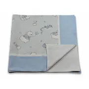 Paturica Ursuletul Martinica cu albastru, cu spate finet KDEPF80X80UMAB