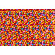 Protectie jumatate patut 60 x 120 cm Maruntei rosii cu galben fond crem KDE35NBMRC