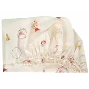 Set cearceafuri Mici indieni, cu elastic din bumbac, 60x107 cm KDECE260107MI