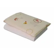 Set cearceafuri Mici indieni, cu elastic din bumbac, 63x127 cm KDECE263127MI