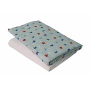 Set cearceafuri Stelute somnoroase, cu elastic, din bumbac, 70x120 cm KDECE270120SS