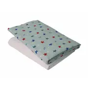 Set cearceafuri Stelute somnoroase, cu elastic, din bumbac, 70x140 cm KDECE270140SS