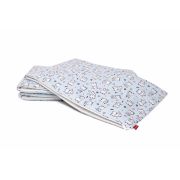Set protectii patut Baby Bear albastru, din bumbac, 63x127 cm KDE35NBBBA63127