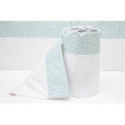 Set protectii patut Bubble Blue, din bumbac, 60x120 cm KDE35NBBBLU