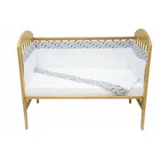 Set protectii patut Dansul Bulinelor, din bumbac, 50x100 cm KDE20NBDBBABY