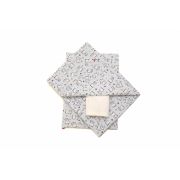 Lenjerie pat copii Baby Bear Albastru, din bumbac, 63x127 cm, 75x100 cm set 3 piese KDELP3753563127BBA