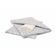 Lenjerie pat copii Baby Bear Albastru, din bumbac, 63x127 cm, 75x100 cm set 3 piese KDELP3753563127BBA