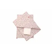 Lenjerie pat copii Baby Bear Roz, din bumbac, 70x110 cm, 110x125 cm set 4 piese KDELP41103570110BBR