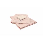 Lenjerie pat copii Ursuletul Martinica Roz, din bumbac, 63x127 cm, 110x125 cm set 4 piese KDELP41103563127UMR