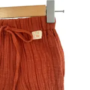 Pantaloni bufanti de vara pentru copii din muselina,  Summer Toffee, 2-3 ani KDEPBM23ST