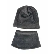 Set caciula cu guler Fleece Gray, 46-48 cm KDECPF1836GR