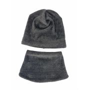 Set caciula cu guler Fleece Gray, 50.5-52 cm KDECPF68GR