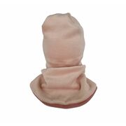 Set caciula cu guler Fleece Pink, 33-35 cm KDECPF00PINK