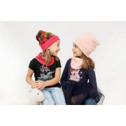 Set caciula cu guler Fleece Pink, 48-50 cm KDECPF35PINK