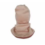 Set caciula cu guler Fleece Pink, 50.5-52 cm KDECPF68PINK