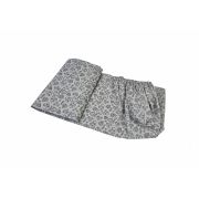 Set cearceafuri Gray Hearts, cu elastic din bumbac, 63x127 cm KDECE263127GRH