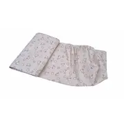 Set cearceafuri Pink Ducks, cu elastic, din bumbac, 52x95 cm KDECE25295PKDK