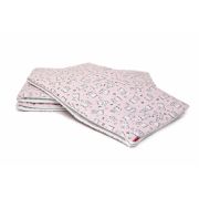 Set protectii patut Baby Bear roz, din bumbac, 63x127 cm KDE35NBBBR63127