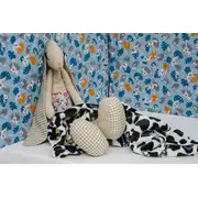 Set protectii patut Tiger Jungle, din bumbac, 50x100 cm KDE20NBTIGJBABY