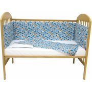 Set protectii patut Tiger Jungle, din bumbac, 70x140 cm KDE35NBTIGJ70140