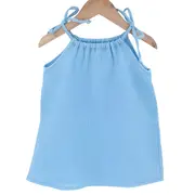 Top cu snur pentru copii, din muselina, Bluebird, 6-7 ani KDETSM67GBB