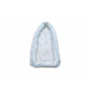 Baby Nest Ursuletul Martinica albastru - culcus bebelus pentru dormit, reversibil, multifunctional 100 x 60 cm KDEBN100UMA