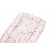 Baby Nest Ursuletul Martinica roz - culcus bebelus pentru dormit, reversibil, multifunctional 100 x 60 cm KDEBN100UMR