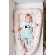 Baby Nest Ursuletul Martinica roz - culcus bebelus pentru dormit, reversibil, multifunctional 100 x 60 cm KDEBN100UMR