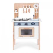 Bucatarie din lemn pentru copii cu accesorii, 48 x 26 x 77 cm, ecotoys hm232569 edeedihm232569