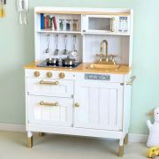 Bucatarie mare din lemn pentru copii cu accesorii, 70 x 30 x 93.5 cm, ecotoys 7275 edeedi7275