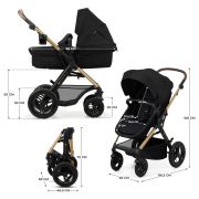 CARUCIOR MULTIFUNCTIONAL KINDERKRAFT MOOV 2 AIR 4IN1 PURE BLACK VIVKSMOOV02BLK4000